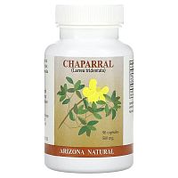 Arizona Natural, Chaparral, 500 mg, 90 Capsules (250 mg per Capsule)