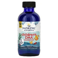 Nordic Naturals, Children&#x27;s DHA, Ages 1-6, Strawberry, 530 mg, 4 fl oz (119 ml) (530 mg per 1/2 Tsp)