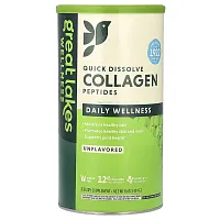 Great Lakes Wellness, Quick Dissolve Collagen Peptides, Daily Wellness, Unflavored, 16 oz (454 g)