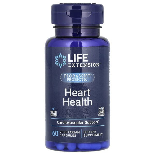 Life Extension, FLORASSIST Probiotic Heart Health, 60 Vegetarian Capsules