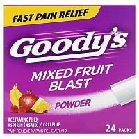 Goody&#x27;s, Extra Strength Headache Powder, Mixed Fruit Blast, 24 Packs