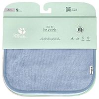 Green Sprouts, Stay Dry Burp Pads, Multicolor, 5 Pads