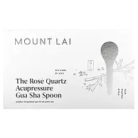 Mount Lai, The Rose Quartz Acupressure Gua Sha Spoon, 1 Tool