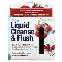 Applied Nutrition, 5 Day Liquid Cleanse &amp; Flush, Mixed Berry, 10 Liquid-Tubes, 0.33 fl oz (10 ml) Each