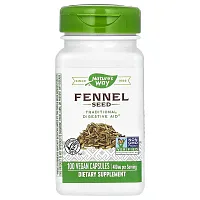 Nature&#x27;s Way, Fennel Seed, 480 mg, 100 Vegan Capsules