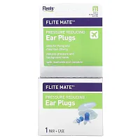 Flents, Flite Mate, Pressure Reducing Ear Plugs, 1 Pair + Case