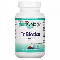 Nutricology, TriBiotics, 90 вегетарианских капсул