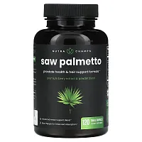 NutraChamps, Saw Palmetto, 120 Small Capsules