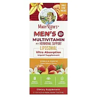 MaryRuth&#x27;s, Men´s 40+ Multivitamin with Hormonal Support, Vanilla Peach, 14 Pouches, 0.5 fl oz (15 ml) Each