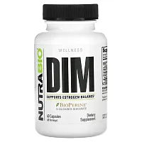 NutraBio, DIM, 60 Capsules