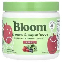 Bloom, Greens &amp; Superfoods, Berry, 5.8 oz (163.2 g)