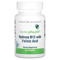 Seeking Health, Hydroxo B12 With Folinic Acid, 60 Lozenges