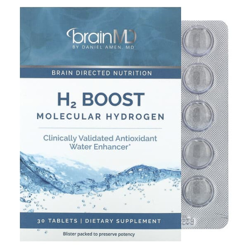 BrainMD, H2 Boost Molecular Hydrogen, 30 Tablets