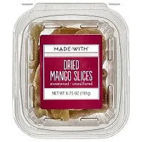 Made With, Dried Mango Slices, Sweetened, 6.75 oz (191 g)