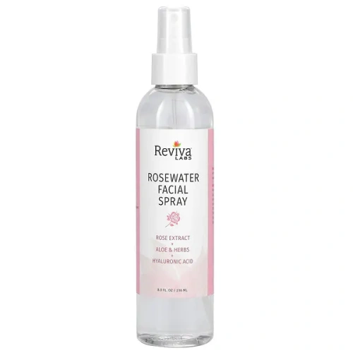 Reviva Labs, Rosewater Facial Spray, 8 fl oz (236 ml)