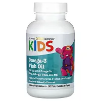 California Gold Nutrition, Kid’s Omega-3 Fish Oil, Natural Strawberry, 60 Fish Gelatin Softgels