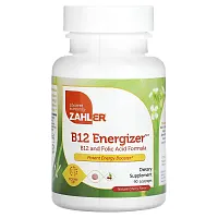 Zahler, B12 Energizer, B12 and Folic Acid Formula, Natural Cherry, 90 Lozenges