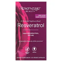 Reserveage Beauty, Resveratrol, 250 mg, 30 Veggie Capsules