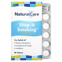 NaturalCare, Stop-it Smoking, таблетки для детоксикации, без никотина, 60 таблеток