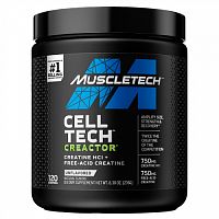 MuscleTech, Cell Tech CREACTOR, гидрохлорид креатина и креатин в свободной форме, без добавок, 235 г (8,30 унции)