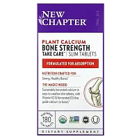 New Chapter, Plant Calcium, Bone Strength Take Care, 180 Vegetarian Slim Tablets