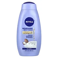 Nivea, Nourishing Body Wash, Shea Butter, 20 fl oz (591 ml)