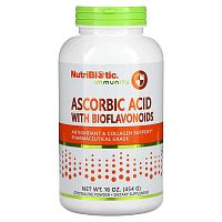 NutriBiotic, Immunity, Ascorbic Acid with Bioflavonoids, Crystalline Powder, 16 oz (454 g)