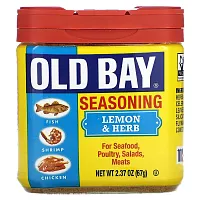 Old Bay, Seasoning, Lemon &amp; Herb, 2.37 oz (67 g)