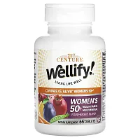 21st Century, Wellify! Women&#x27;s 50+ Multivitamin Multimineral, 65 Tablets