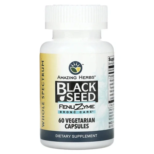 Amazing Herbs, Black Seed, 60 Vegetarian Capsules