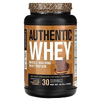 Jacked Factory, Authentic Whey, Muscle Building Whey Protein, Salted Chocolate Caramel, 35.55 oz (1,008 g)