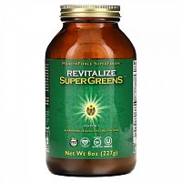 HealthForce Superfoods, Цельнопищевая добавка Revitalize Super Greens, 227 г