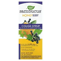 Nature&#x27;s Way, Sambucus, Cough Syrup, Honeyberry , 4 fl oz (120 ml)