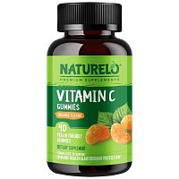 NATURELO, Vitamin C Gummies, Orange Flavor, 90 Vegan Gummies