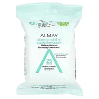 Almay, Makeup Remover Cleansing Towelettes, With Witch Hazel, 25 Wipes