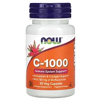 NOW Foods, C-1000, 30 Veg Capsules