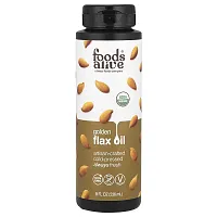 Foods Alive, Organic Golden Flax Oil, 8 fl oz (236 ml)