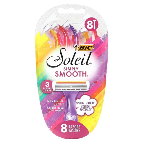 BIC, Soleil Simply Smooth, Disposable Razors, 8 Razors