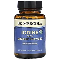 Dr. Mercola, Iodine From Organic Seaweed, 650 mcg, 60 Capsules (325 mcg per Capsule)