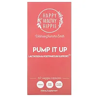 Happy Healthy Hippie, Pump It Up, Lactation &amp; Postpartum Support, 60 Veggie Capsules