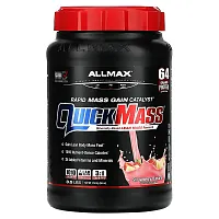 ALLMAX, QuickMass, Rapid Mass Gain Catalyst, Strawberry-Banana, 3.5 lbs (1.59 kg)