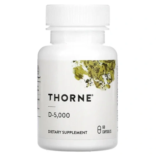 Thorne, D-5,000, 60 Capsules