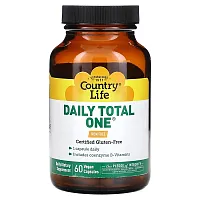 Country Life, Daily Total One, Iron-Free, 60 Vegan Capsules