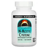 Source Naturals, N-Acetyl Cysteine, 600 mg, 120 Tablets