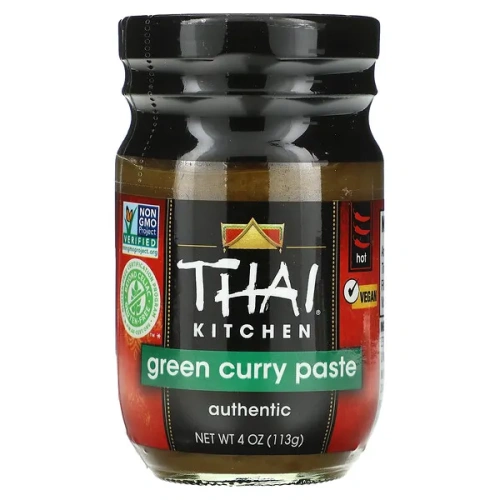 Thai Kitchen, Green Curry Paste, Hot, 4 oz (113 g)