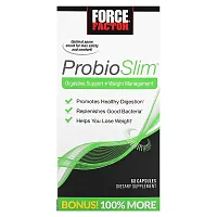 Force Factor, ProbioSlim, Digestive Support + Weight Management, 60 Capsules