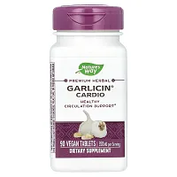 Nature&#x27;s Way, Garlicin Cardio, 350 mg, 90 Vegan Tablets