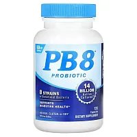 Nutrition Now, PB 8 Probiotic, 14 Billion, 120 Capsules (7 Billion per Capsule)