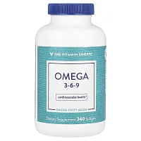 The Vitamin Shoppe, Omega 3-6-9, 240 Softgels