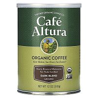 Cafe Altura, Organic Coffee, Ground, Dark Blend, 12 oz (340 g)